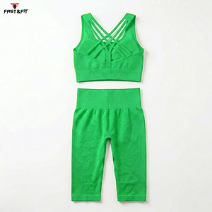 Nouvelle conception, ensemble soutien-gorge et short en coton 100% uni, grande taille, couleur unique, motif uni, longueur au-dessus du genou, MOQ 2 pièces - Product Image 4