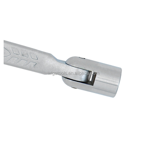 180 °   Llave de Doble Cabezal Giratorio CR-V de 12 Puntas Métricas para Trabajos Mecánicos en Espacios Reducidos - Product Image 3