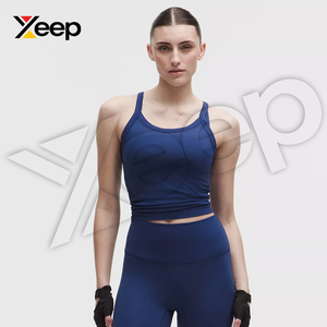 XEEP สปอร์ตบราโยคะคุณภาพสูงสำหรับผู้หญิง รุ่น XC-SB-13 สายรัดปรับได้ ระบายอากาศดี แผ่นรองถอดออกได้ รองรับได้ดี แห้งเร็ว - Product Image 3