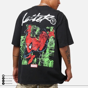 Camiseta de Manga Corta Oversize 100% Algodón con Logotipo Personalizado al por Mayor, Impresión DTG, Jersey Grueso, Unisex, Ropa Urbana para Exteriores - Product Image 6