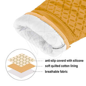 Gants de four de cuisine sur mesure à prix raisonnable, fabrication pakistanaise, prix de gros - Product Image 6