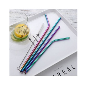 Eco Friendly Copper <b>Drink</b> Tubes Reusable Metal <b>Straws</b> Perfect <b>for</b> Serving Smoothies Fresh Juice Iced Tea and Chilled Beverages - Product Image 2