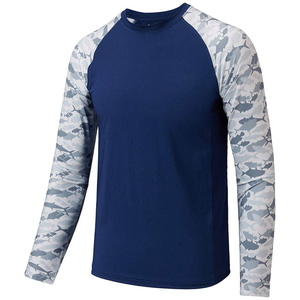 Chemises de pêche personnalisées UPF50+ à séchage rapide, vente en gros, manches longues, protection solaire, évacuation de l'humidité, chemises de sport de qualité économique - Product Image 6