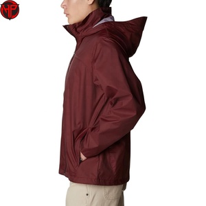 Personnalisez votre propre veste coupe-vent pour homme en toile, col montant, imperméable, style sportswear, à capuche, style streetwear, Windrunner - Product Image 3