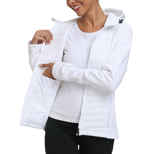 Waterproof Windproof Women Coat Stain Resistant Sport Quick Dry Performance Athletic Hooded Gilet Outerwear Winter Stand Collar - Product Image 3