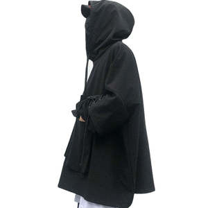 Men's Techwear Hoodie Cyberpunk Tactical Streetwear Cargo Pullover Multi-Pocket Harajuku Urban Darkwear Hip Hop <b>Gothic</b> <b>Jacket</b> - Product Image 2