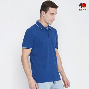 Polo homme premium, coupe classique décontractée, respirant, doux, élégant, pour un usage quotidien, écologique, manches courtes - Product Image 1