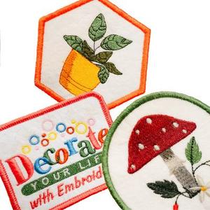 Écusson brodé personnalisé avec logo, badge brodé sur mesure, étiquette décorative brodée, conception de broderie de qualité supérieure, OEM - Product Image 6
