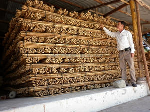 Palo y Poste de ratán sin pulir 2021, gran oferta, producto agrícola, precio barato, Material PP de 10mm a 40mm de diámetro - Product Image 4