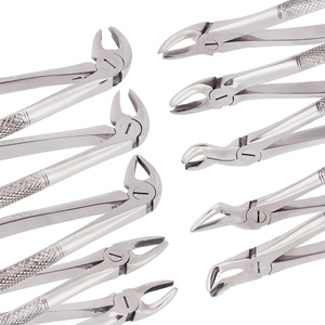 Nuevo Juego de 10 Pinzas de Extracción Dental Reutilizables de Acero Inoxidable, Instrumentos Dentales Manuales con Certificación CE Clase I - Product Image 2