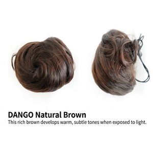 Extensión de Moño de Cabello Sintético Hecho en Corea, Postizo de Moño Despeinado Tipo Donut para Mujer - Product Image 2