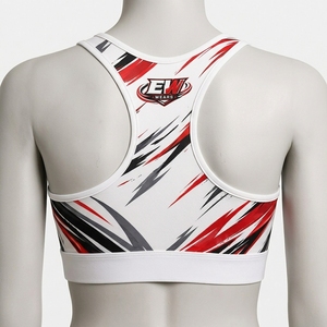 Soutien-gorge de tennis durable fabriqué avec un tissu extensible de qualité supérieure offrant un soutien confortable et des performances fiables - Product Image 2