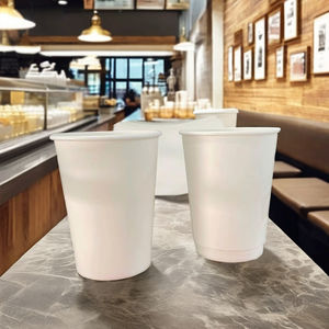 Vasos Desechables de Papel con Aislamiento Térmico de Doble Pared GREEN NEST, para Llevar Café, con Impresión de Logotipo Personalizado - Product Image 3