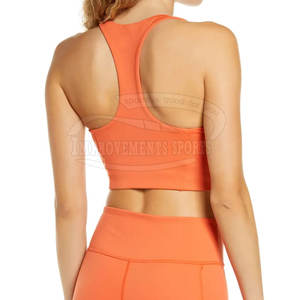 Diseño personalizado de alta elasticidad Running Fitness Bra Seamless New Pattern XS Size Sport Bra para el verano Private Label OEM Service - Product Image 3