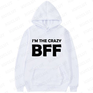 Sweat-shirts coréens à col rond, pulls d'automne et d'hiver, sweats à capuche amusants pour BFF, cadeau drôle pour les meilleures amies, anniversaire, pour femmes - Product Image 3