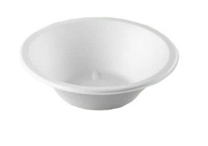 350ml Disposable Sugarcane Bowl Bulk Heavy Duty Plant Fiber Soup Basin 41mm Depth Eco Friendly Round Dinnerware For Restaurant - Product Image 3
