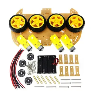 Fyx kho DIY Auto 4WD thông minh Robot Car Chassis Kit đối với arduino xe Kit một cửa bom dịch vụ