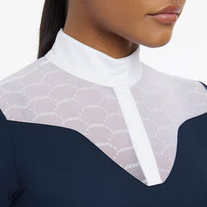 Camisa de Competición para Mujer, Moderna, con Logotipo Personalizado, Color Sólido, Material Transpirable de Punto, MOQ Bajo - Product Image 6