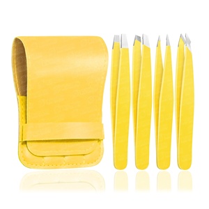 แหนบคิ้วสเตนเลสกันไฟฟ้าสถิตย์สำหรับมืออาชีพแหนบถอนขนบนใบหน้าสะดวก - Product Image 6