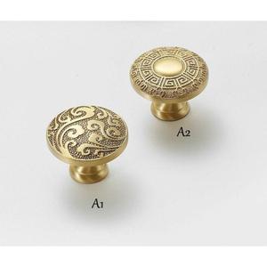 Boutons de meuble ronds en laiton martelé pour tiroirs et placards, accessoires de quincaillerie de luxe, lot de 2 pièces - Product Image 4