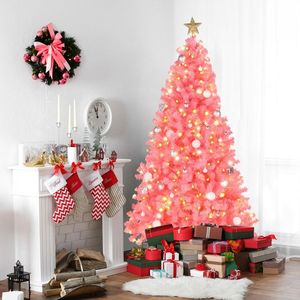 Albero di Natale in PVC da 1,8 m con 250 Luci LED, 900 Rami, 8 Modalità, 2 Colori, Telecomando, Bianco Caldo, Struttura Automatica, Decorazioni Natalizie - Product Image 2