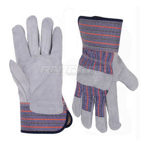 Canadian Rigger <b>Gloves</b> Bulk Cowsplit Leather Anti Cut Safety Heavy Duty Industrial Protection General Purpose Work <b>Gloves</b> - Product Image 1