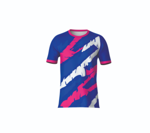 Custom Sublimation T-Shirt Breathable Front Knitted for Heat Transfer Printing Short Sleeve Neck Unisex Casual 100% Polyester - Product Image 1