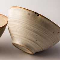 Bol de service à nouilles multi-usages en porcelaine de grande taille, style Japandi, motif rustique moderne classique 2026, pour hôtel et restaurant, par UO