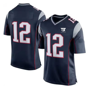 Maillot de football américain personnalisé, uniforme de football américain, 100% polyester, vêtements de sport pour hommes, sublimation, maillot original - Product Image 1