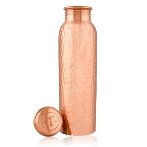 Botellas de Cobre 100% Puro Ecológicas y Hechas a Mano de Primera Calidad para la Escuela y el Gimnasio, Venta al por Mayor de un Proveedor Indio - Product Image 5