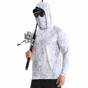 Sudadera de Pesca de Manga Larga con Camuflaje, de Alta Calidad, Transpirable, Impermeable, de Secado Rápido, 100% Algodón, Unisex - Product Image 5