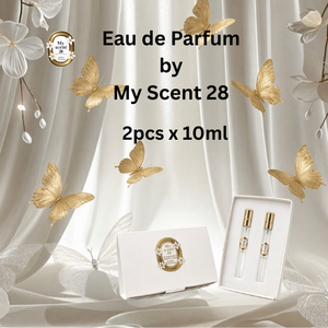 My Scent 28 Eau de Parfum, Set de Regalo de 2 Piezas x 10ml, Tamaño Viaje, Larga Duración, Elaboración en Grasse, OEM ODM, Fragancia de Lujo al por Mayor - Product Image 1