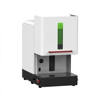 Máquina de Marcado Láser de Fibra de 50W Tipo Cerrado Pequeña, Serie SCF, Grabado Profundo en Metal, Marcado Industrial de Hardware