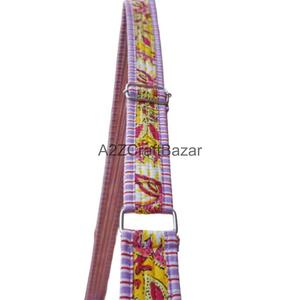 กระเป๋าสะพายไหล่ลายควิลท์สไตล์โบฮีเมียนสำหรับวันหยุดสุดสัปดาห์ น้ำหนักเบา ลายพิมพ์สัตว์ เป็นมิตรกับสิ่งแวดล้อม ทำจากผ้าฝ้ายพิมพ์ลายมือ - Product Image 3