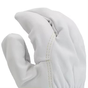 Hot Selling 14' Cow Split Leather Welding <b>Gloves</b> Industrial Safety Protective Welder <b>Gloves</b> Winter <b>Long</b> Hand Leather <b>Gloves</b> - Product Image 4