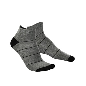 Chaussettes décontractées pour hommes en coton/nylon, respirantes, anti-bactériennes, durables, à motif géométrique, avec logo sur le bord, séchage rapide, pour le printemps - Product Image 4