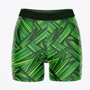 Boxers de compression en toile imprimée personnalisée de haute qualité pour hommes, respirants, à séchage rapide, sous-vêtements de sport athlétiques avec cordon de serrage - Product Image 1