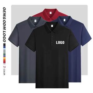 Camiseta Polo Personalizada 100% Poliéster de Secado Rápido para Hombre, Camisetas de Tenis con Logotipo Personalizado Bordado, Camiseta Polo Deportiva de Golf para Hombre - Product Image 1