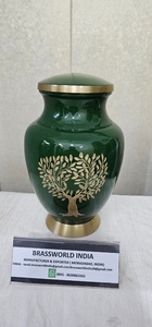Urna Funeraria de Estilo Americano con Diseño Grabado, Fabricada en Latón, 220 Pulgadas Cúbicas, para Cenizas de Adultos, Se Acepta Logotipo Personalizado - Product Image 5