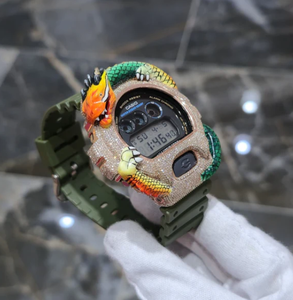 Reloj Mecánico Analógico de Lujo Shreeji Jewels VVS Moissanite de Alta Calidad con Alarma GPS, Resistente al Agua 3BAR, 42MM - Product Image 2