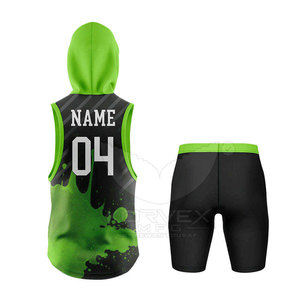 Uniforme de football américain léger en polyester, construction respirante, design athlétique, graphiques personnalisés, couleurs d'équipe, vente en gros OEM - Product Image 2