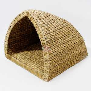Casa Ecológica para Mascotas de Pasto Marino, Villa Tejida Natural y Confortable para Perros y Gatos - Product Image 5
