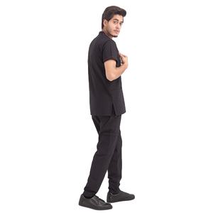 Ensemble d'uniformes médicaux pour hommes, infirmiers, en coton et polyester de qualité supérieure, doux, respirant, durable, vêtements de travail pour hôpital, uniforme médical personnalisé pour hommes - Product Image 4