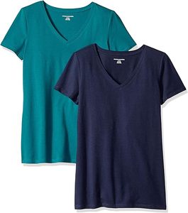 T-shirt à col rond pour femme, tendance et décontracté, idéal pour l'été, personnalisable pour les commandes en gros, avec appliques, en coton biologique - Product Image 1