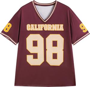 Maillots de football personnalisés pour hommes adultes, 100% polyester, séchage rapide, respirant, nom d'équipe personnalisé, uniforme de football, vêtements de sport - Product Image 5