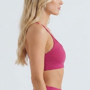 Premium Quality Women's Sports <b>Bra</b> Solid Color Low MOQ New Design Made In Best Material Women Sports <b>Bra</b> - Product Image 5