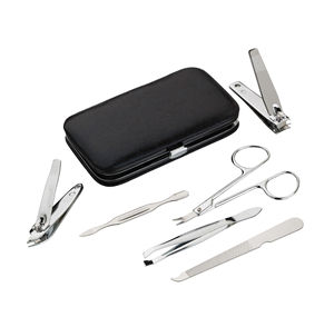 Ensemble professionnel de manucure et pédicure en acier inoxydable, kit d'outils de soin 5-en-1, coupe-cuticules, coupe-ongles, pour adultes - Product Image 4