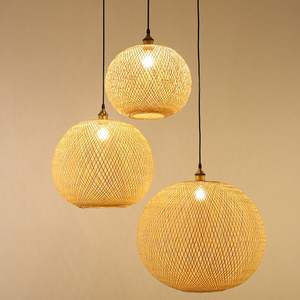 Abat-jour en rotin de haute qualité, abat-jour en bambou et jute pour lampe suspendue, lampe tissée pour luminaires en provenance du Bangladesh - Product Image 2