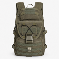 Mochila de Senderismo Personalizada en Color Verde Oliva Oscuro con Múltiples Compartimentos, Gran Capacidad, Marca Privada, Proveedor Premium