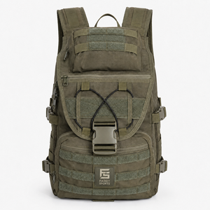 Custom Olive Khaki Dark Sage Multi Compartment Outdoor <b>Backpack</b> Large Capacity Hiking Bag Private Label Premium Supplier - Product Image 1